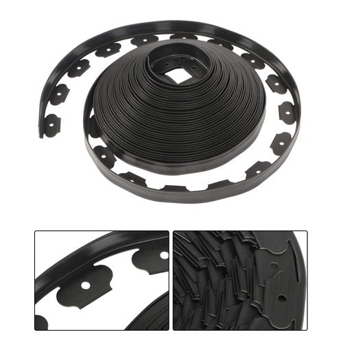 DURAFORCE L-shaped Landscape Edging Border Kit 100' No-Dig Garden 1.5" Edge Lawn Border