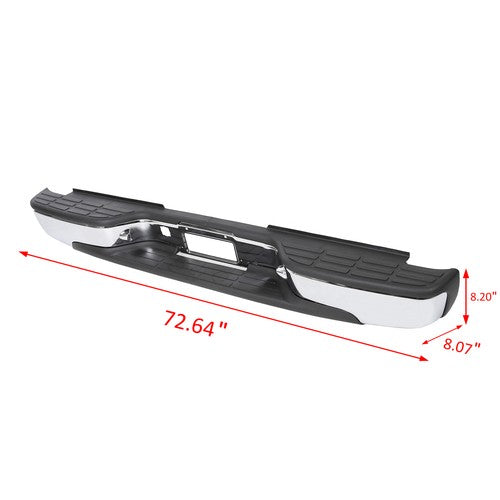 DURAFORCE For 99-07 Silverado/Sierra 2500 HD 3500 Rear Step Bumper w/ License Plate Lights