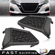 DURAFORCE A Pair Front Bumper Lamp Bezel Fog Light Cover Fit For 2019-2021 Nissan Altima