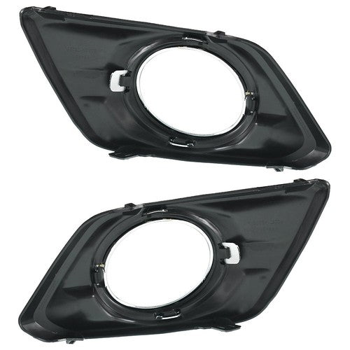DURAFORCE For 2014-2016 Nissan Rogue Driving Bumper Chrome Lens Fog Lights Assembly Set