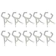 DURAFORCE 10 pc 11" Swivel Pad Locking C-Clamp Locking Pliers Entrained Rotary Gasket US