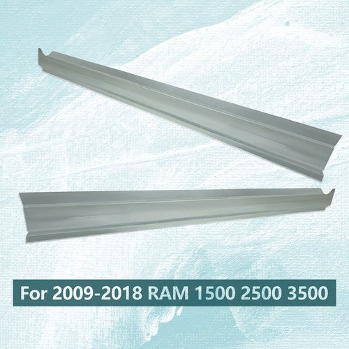 Pair Slip On Rocker Panels for 2009-18 Dodge Ram 1500 2500 3500 Pickup Crew Cab
