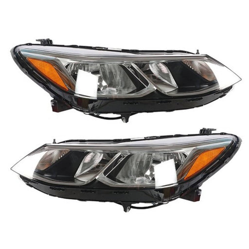 DURAFORCE Headlight Replacement Fit For Chevrolet Cruze 2016-2019 Sedan LH+RH Side Halogen