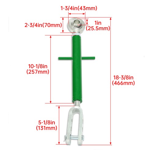 DURAFORCE For John Deere 850 950 1050 3 Point Lift Link Replace For CH11374 CH12778