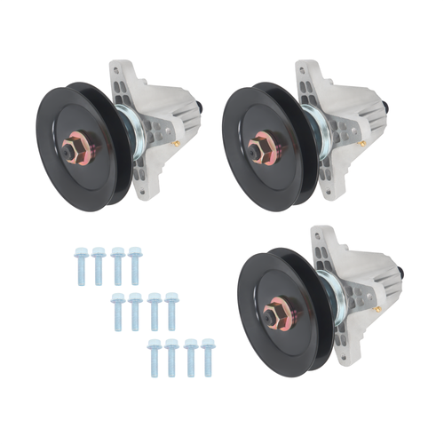 DURAFORCE 618P09256 618-09256 For Cub Cade Troy-Bilt Mustang Z50 50-Inch Deck 3pcs Spindle