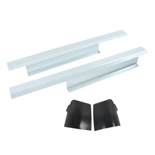 DURAFORCE Corner + Outer Rocker Panel Compatible For Silverado GMC Standard 2007-2013 Cab