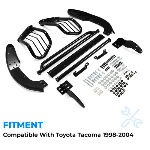 Black Grill Brush Guard Light Protector for Toyota Tacoma 1998-2004