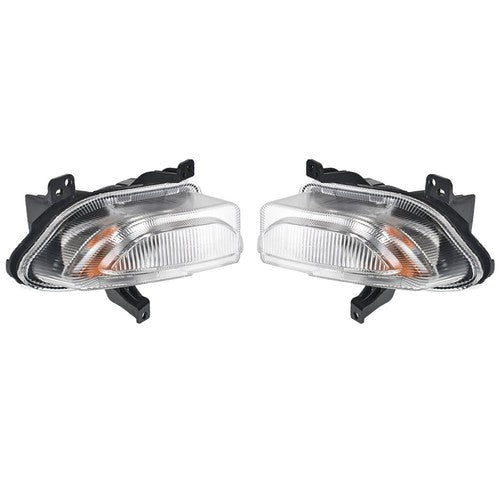 DURAFORCE Front Left & Right Park Turn Signal Lamp Light Fit For 15-18 Jeep Renegade l4