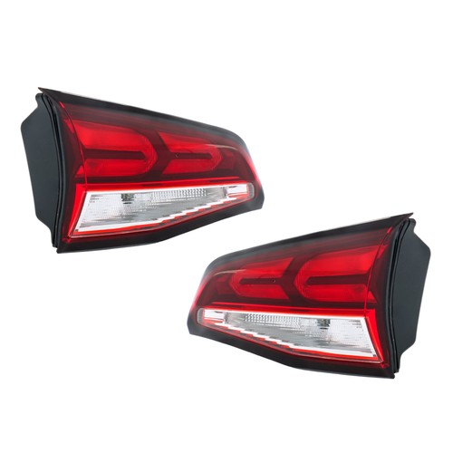 DURAFORCE Tail Light Assembly Right+Left Side Halogen For Chevrolet Equinox 2022 2023 2024