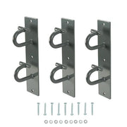 DURAFORCE 3 Pcs Wall Mount Workout Anchors Resistance Bands Wall Anchors Home Gym Exercise