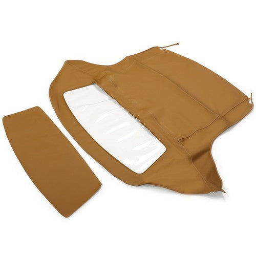Tan Convertible Soft Top Replacement with Plastic Window for BMW Z3 1996-2002