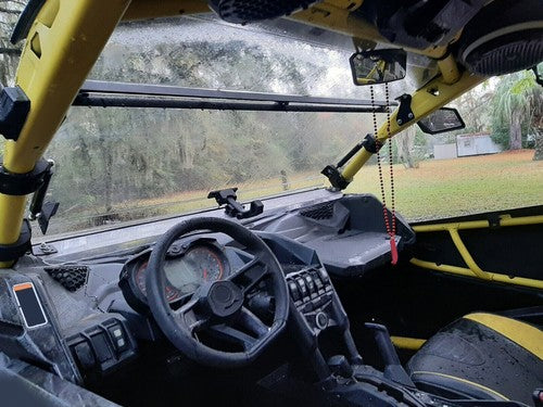 DURAFORCE 2-IN-1 Front Flip Clear Windshield for Can-Am Maverick X3 Models 2017+