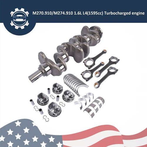 DURAFORCE Engine Overhaul Rebuild Kit - Crankshaft Fits for Mercedes-Benz A180 A200 W176