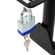 DURAFORCE For Enclosed/Open Trailer Pair 4 Place Lockable Weeder Trimmer Rack Holders