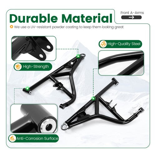 DURAFORCE High Clearance Steel Front A-Arms Set for Polaris RZR XP 1000 / 4 1000 (2014+)