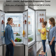 DURAFORCE DA97-12609C Refrigerator Evaporator Fan Motor Cover For Samsung DA97-12609A