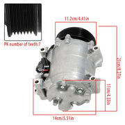 DURAFORCE For Acura TSX 2004-2008 2.4L AC A/C Compressor With Clutch CO 10849T 38810RBBA01