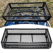 DURAFORCE Front Cargo Basket Rack Storage Carrier Kit For ATV Universal Steel Heavy Duty
