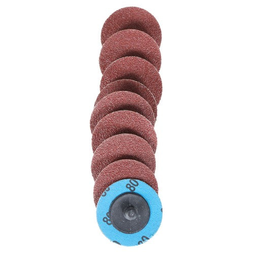 DURAFORCE 71PCS 2" Roll Lock Sanding Discs Set W/ 1/4 Holder Die Grinder Quick Change Disc