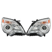 DURAFORCE Projector Passenger + Driver Clear For Chevy Equinox 2011-2015 Headlights Front