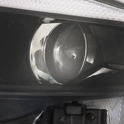 DURAFORCE Black Halogen LH/Driver w/LED Headlight Projector For Hyundai Elantra 2021-2022