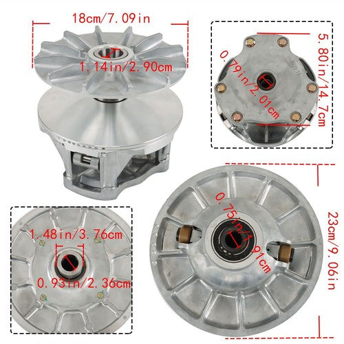 DURAFORCE NEW EBS PRIMARY & SECONDARY CLUTCH for Polaris Ranger 500 1998-2013 USA