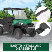 DURAFORCE Full windshield Clear For Polaris Ranger 500/570 Midsize Profit Cage 2015-2023