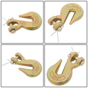 DURAFORCE 10 Pack 5/16 Inch G70 Clevis Grab Hooks Chain Hooks - 5400lbs Working Load Limit