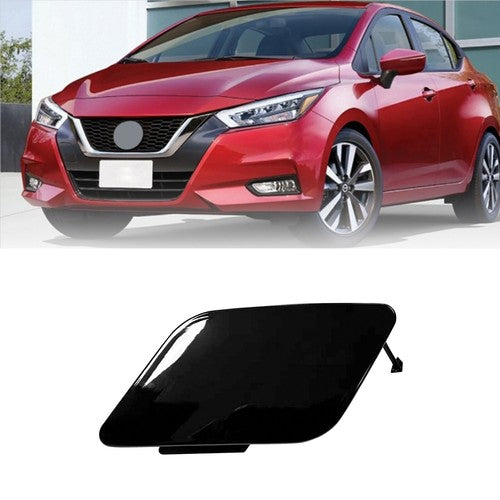 DURAFORCE Black Tow Hook Cap cover Fit 2020 2021 2022 Nissan Versa Front Bumper 20-22