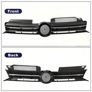DURAFORCE ZZ2V00340 Upper Black Grill for 2010 2011-2014 for VW for Volkswagen Golf MK6 GTI