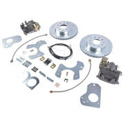 DURAFORCE For 1978-88 G Body Chevy Pontiac Rear Disc Brake Conversion Kit Drilled Rotor