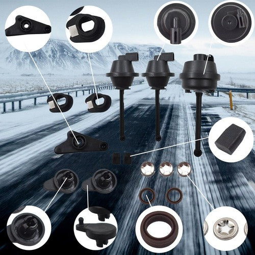 DURAFORCE Fit For MercedesC230 C350 Set Of Intake Manifold Air Flap Runner Repair Kit
