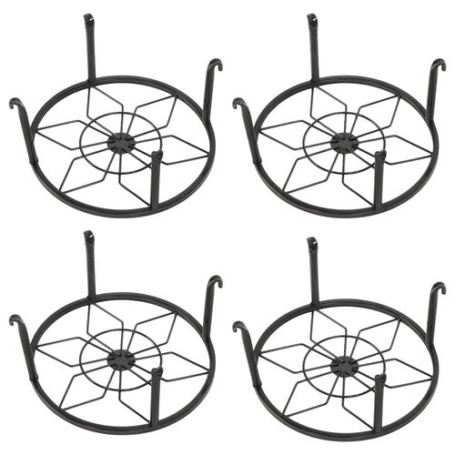 DURAFORCE 3/4 Pack 9 Inch Metal Plant Stands For Indoor & Outdoor Planters Stand
