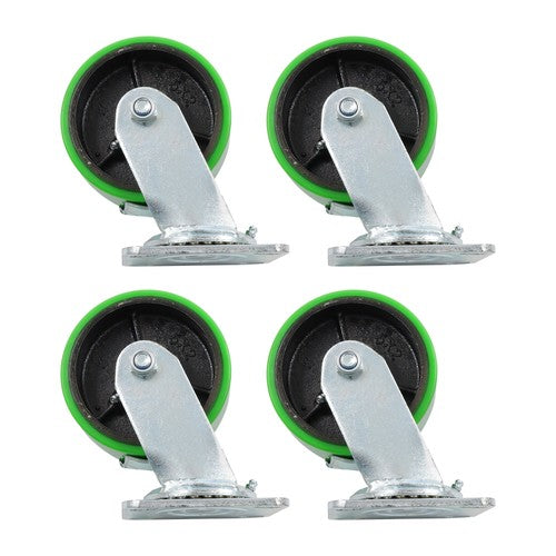 DURAFORCE 4 wheels 5 Inch Caster Wheels Heavy Duty,Capacity 4000LB