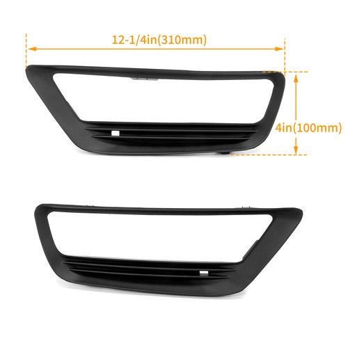 Fog Lights Cover Trim Bezel Fit for 2013-2015 14 Honda Accord Sedan LX EX 4DR
