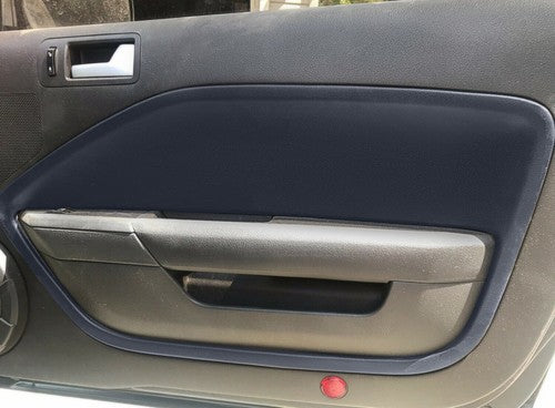 Dark Gray Pair Interior Door Panel Insert Hard Cover For Ford Mustang GT 05-09