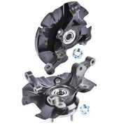 DURAFORCE Front LH+RH Steering Knuckle Assembly for Kia Rio Rio5 Hyundai Accent 2006-2011