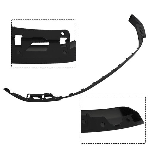 DURAFORCE Front Bumper Trim Valance Air Deflector Plastic Black For GMC Acadia 2020-2023