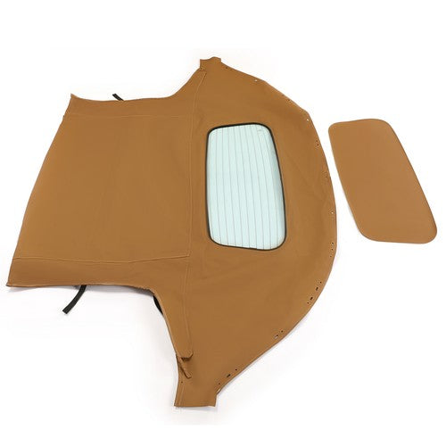 DURAFORCE New Heated Glass Window & Soft Top For Mazda Miata 1990-2005 Convertible Tan