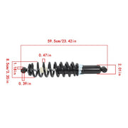 DURAFORCE 7043755 Front Gas Shocks Absorber 2013-2019 For Polaris Ranger Crew XP 900 1000