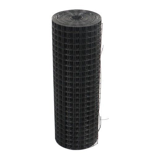 DURAFORCE 1"x1" 16 Gauge 24"x50' Welded Wire Fence Vinyl Coated Chicken Rabbit Mesh