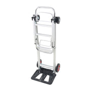 DURAFORCE Aluminum Hand Truck 2 in 1 Folding Dolly Cart 400 lbs Capacity Heavy Duty 150kg