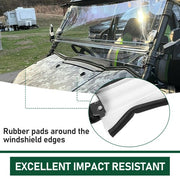 DURAFORCE Scratch Resistant Clear Flip Windshield For Kawasaki Teryx 800 /4 /S 2016+/2021+