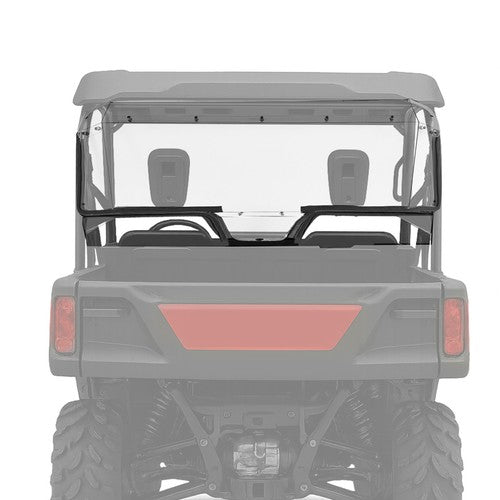DURAFORCE Clear Rear Windshield for 2014-Up Honda Pioneer 700 UTV