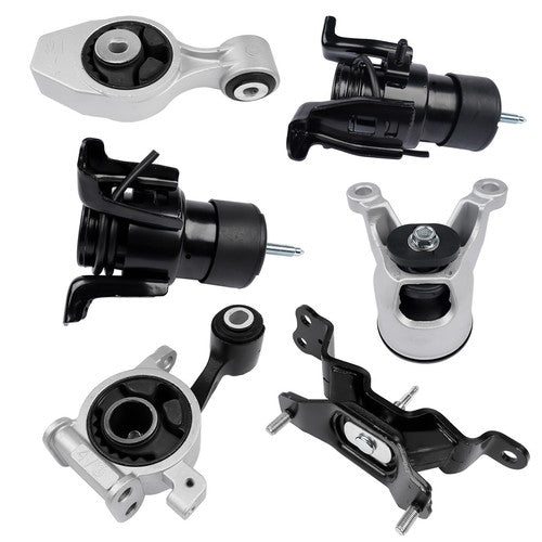 DURAFORCE 6x Engine & Transmission Mounts Set for Nissan Pathfinder JX35 QX60 3.5L 2013-20