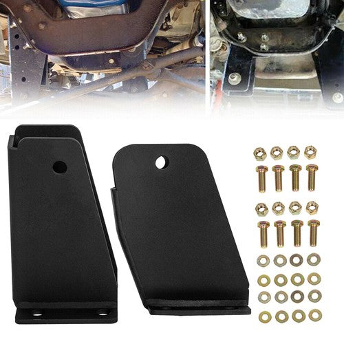 DURAFORCE Front Axle Pivot Drop Bracket Kit For 80 To 98 Ford F250 4X4 2 To 3 Inch Lift