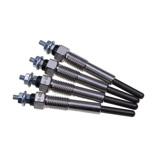 DURAFORCE 4x Glow Plug For ISUZU C240 C190 C201 C221 4BA1 D500 4FA1 engine 12V