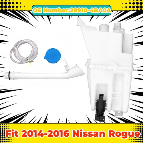 DURAFORCE 289104BA0A Washer Reservoir Windshield Tank for 2014 2015 2016 for Nissan Rogue