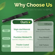 DURAFORCE 12 Mower Blades Fit John Deere #TCU15881 737 757 777 797 60" Decks #M131958