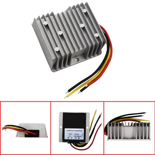 DURAFORCE Converter Regulator 24V Step Down To 12V 30A 360W DC/DC USA